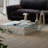 Retro style stretch modern simple coffee table