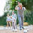 Bocce Ball Set Lawn Game with 8 Steel Tossing Balls and Carrying Case