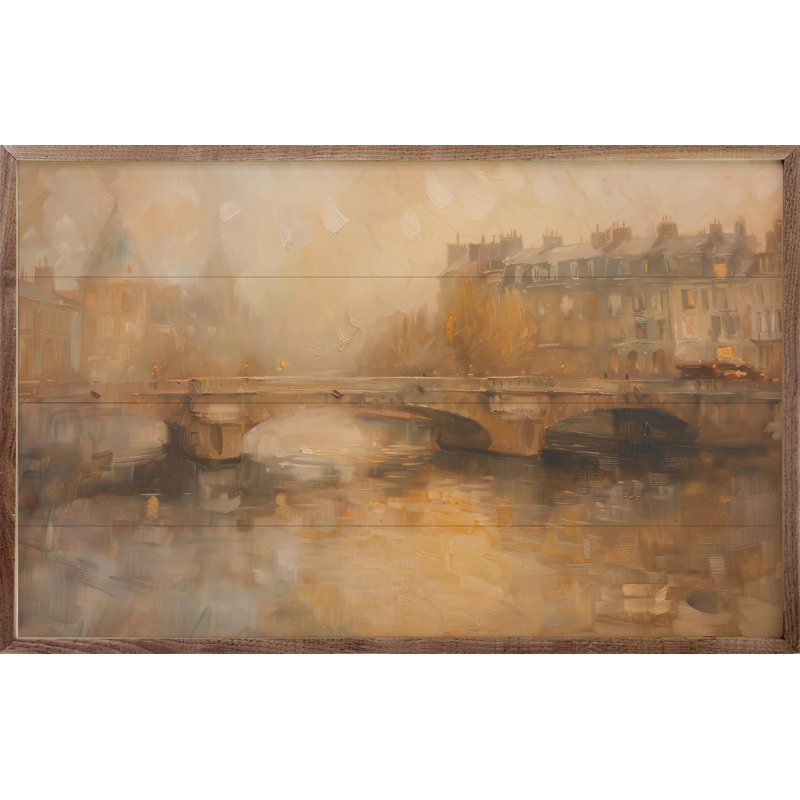 Pont peint par Petals Prints Design, H 5 po x l 8 po