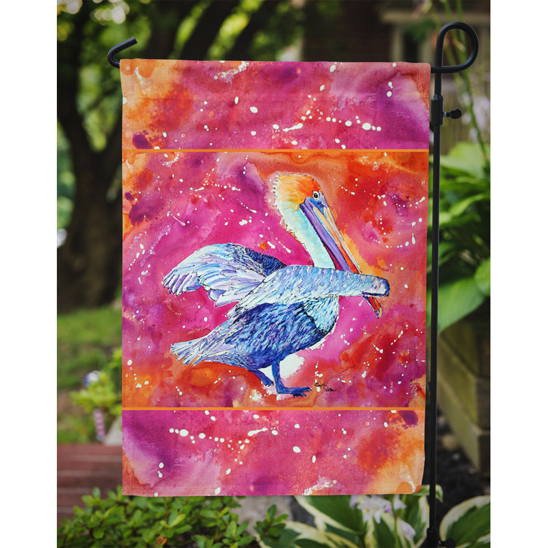 Drapeau de jardin à 2 côtés pelican
