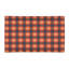 Tapis à carreaux orange-53650874