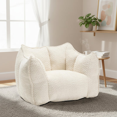 Fauteuil à billes - Fauteuil rembourré doux avec dossier pour le salon et la salle de jeux
