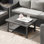 Table basse d'extérieur en rotin avec plateau en bois d'ingénierie Martha Stewart Bedford