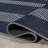 Braylyn Trellis Stripe Machine-Washable Navy/Gray Rug-34642907