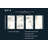 Polymarm 72" W 60" H 33" D Three Wall Composite Tub Wall Panel Surround - 72" Backwall with Seam-50134590