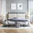Upholstered King 100% Linen Panel Headboard-1345401659-1374863637