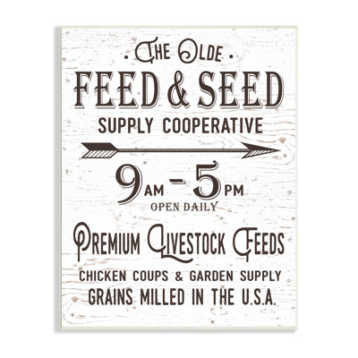 " The Old Feed And Seed Co-Op " by Lettered And Lined