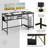 Saahas Steel Computer Desk with Built-In Electrical Outlet-1601235190