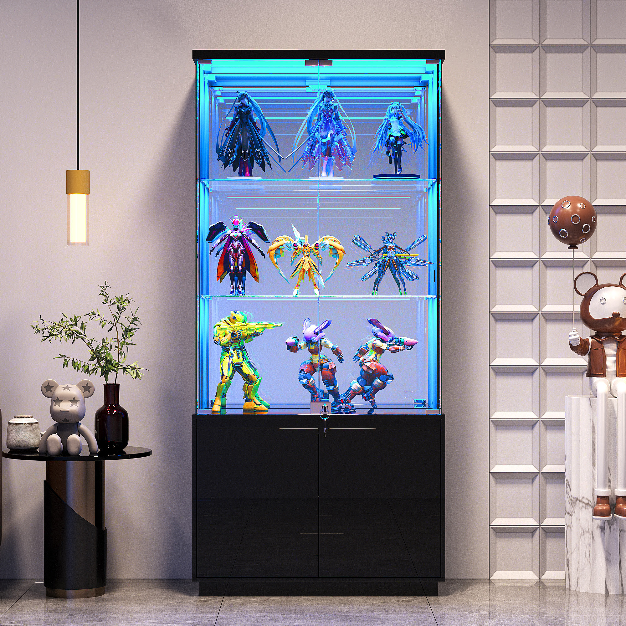 Wrought Studio Display Cabinets With Human Sensor Function & Reviews - Wayfair Canada