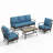 Argyri 5 - Person Outdoor Seating Group with Cushions-110429534