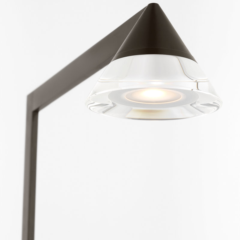 Midrand LED Desk Table Lamp, Bronze, Clear