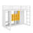 Twin-Size Wooden Loft Bed Featuring Integrated Wardrobe, Shelves And Staircase-1851700157
