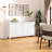 Gonroff 4 Panel Door Console Table Storage Cabinet with Doors and Shelves, Sideboard Storage Cabinet-102097783
