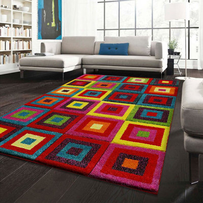 Gali Geometric 80cm X 150cm Area Rug