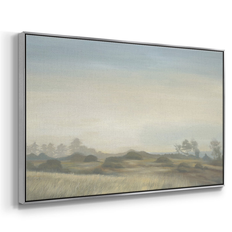 Waves of Grain, reproduction d'art sur toile, H 25 po x l 37 po x P 2 po, Encadrement argenté