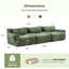 Canapé d'angle modulaire Cloud sans os, canapé en chenille, assise profonde et dossier offrant un bon soutien, base antidérapante, aucun assemblage requis-1832516046-1832603121