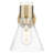 Downtown Urban - Woodham - 1 Light 8" Wall-mounted Sconce -Light Smoke Shade-744964017-744964016