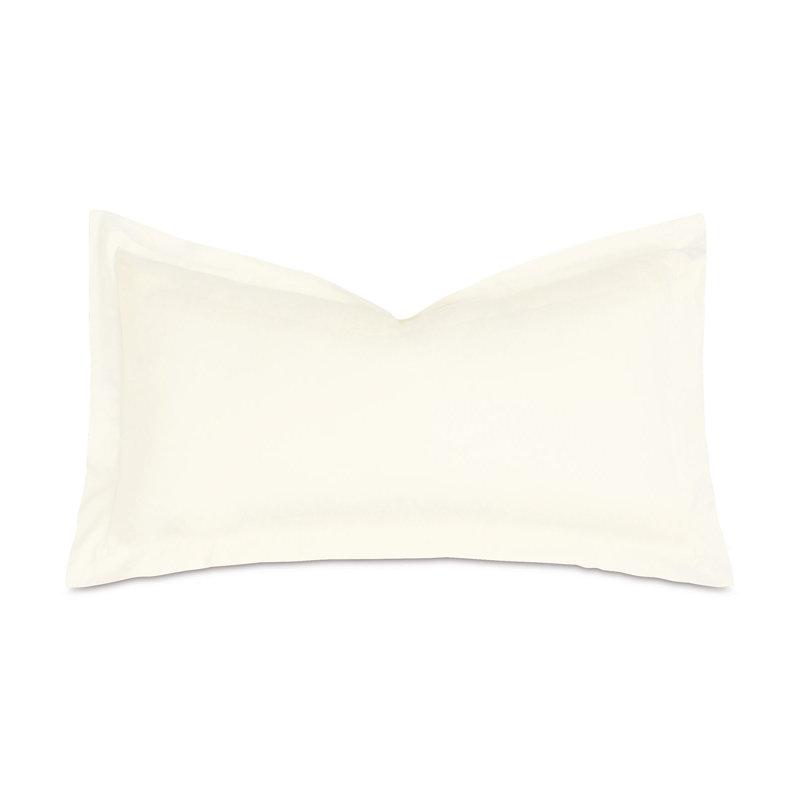 Fresco Sateen Envelope Sham, Ivory, King