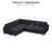 Januelle Oversized 119.9'' Long Sofa Bed Chenille Storage Sectional Sofa With Ottoman-505201238