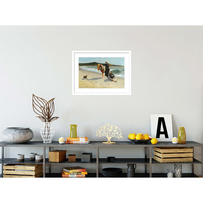 «Eagle Head Manchester Massachusetts (High Tide)» par Winslow Homer, impression giclée encadrée