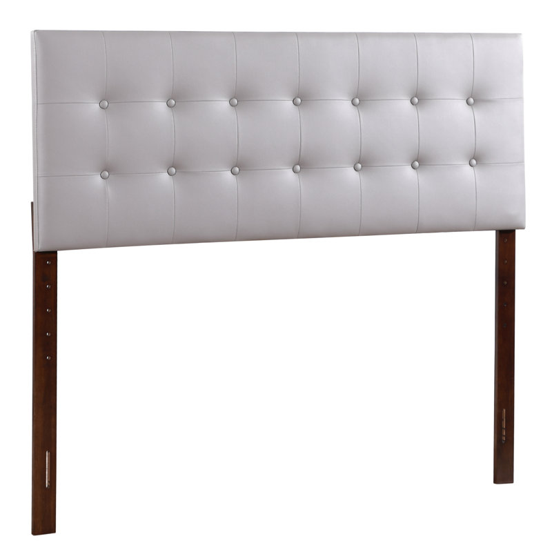 Stylish Casual Light Grey Headboard, Light Gray, Full