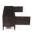 Geena Solid Sheesham Wood TV Stand, Gray