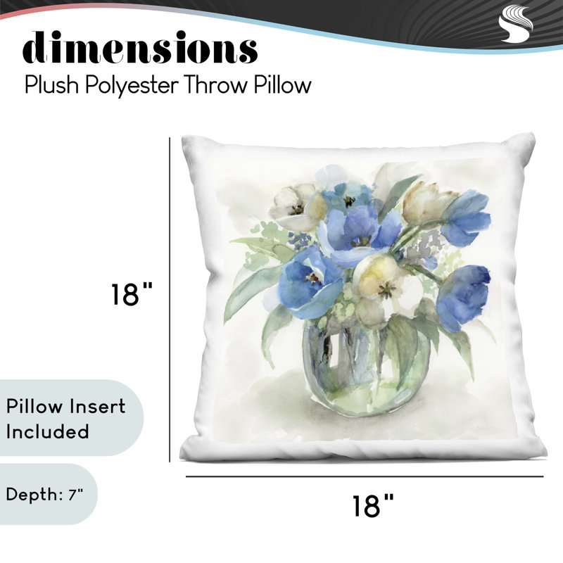 Coussin Blue Tulip