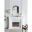 Miroir 24 po x 42 po de conception classique avec cadre d'inspiration baroque pour salle de bain-415426988-415426989