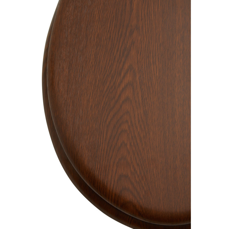 Rosanna Elongated Standard Toilet Seat, Dark Oak