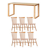 Long table work table Solid wood large board table