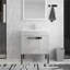 Ensemble de meuble-lavabo à double fixation, meuble-lavabo simple avec comptoir en céramique, 2 portes et 1 tablette réglable-2144354407-2113142193