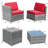 Burand 6 - Person Patio Conversation Set with Cushions-1864487333