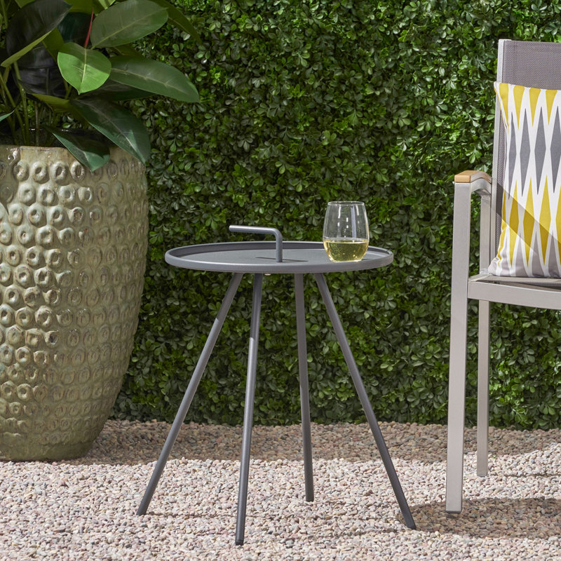 Table d'appoint Vida, Gris