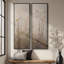 Ensemble de 2 toiles encadrées 20 x 60 pouces Vintage Floral and Landscape-899632457
