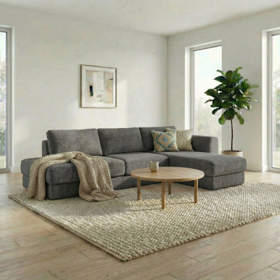 Canapé modulaire en chenille 113 po
