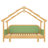 Wood Treehouse bed with Soft Cushion Rails-2082651054
