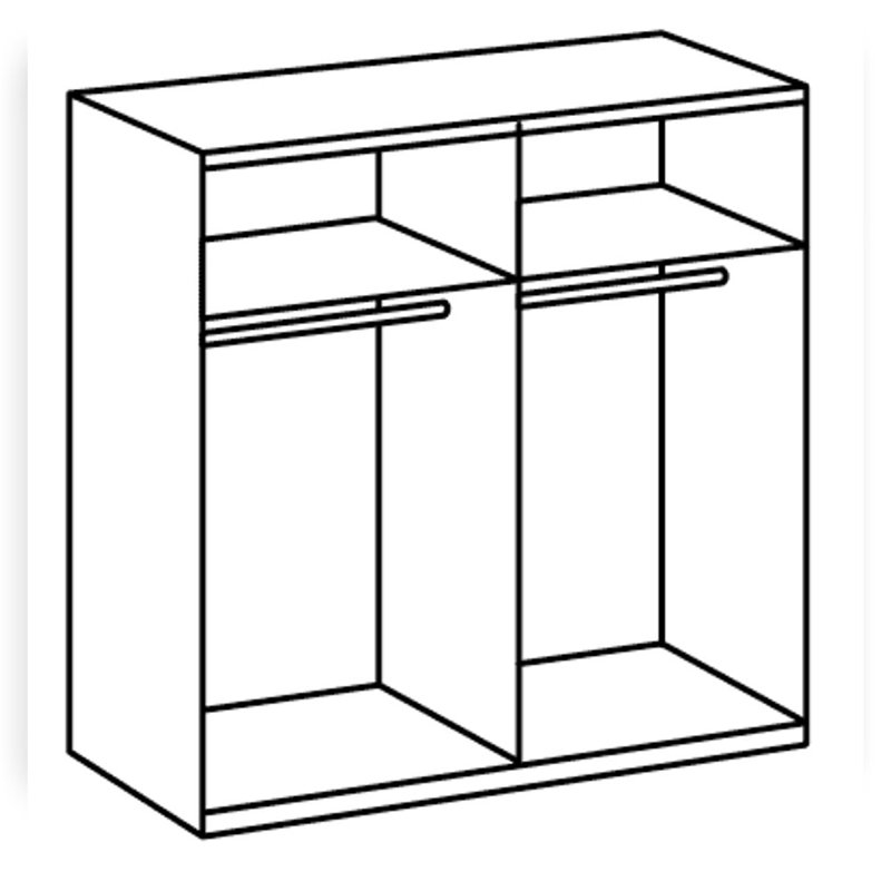 Manufactured Wood Wardrobe