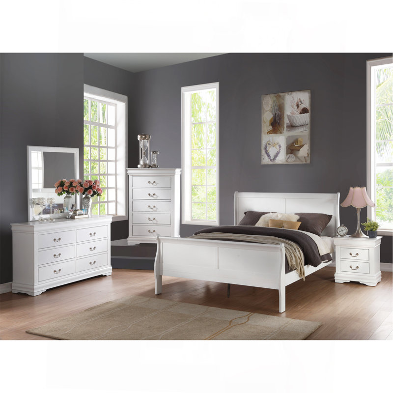 Ensemble de chambre à coucher 2PCS Louis Philippe