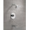 Ensemble de robinet de baignoire et de douche Modern 14 Series, ensemble de pomme de douche et poignée chromées, ensemble de garniture de valve, chrome (valve non incluse)
