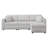 Comfortable 3-Person Modular Sofa with Stylish Storage Function