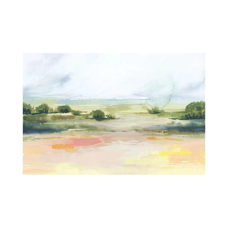 Sunéclairé Marsh I par Grace Popp-reproduction d’art, Pas de tapis, Toile tendue, H 8 po x l 12 po x P 0,75 po