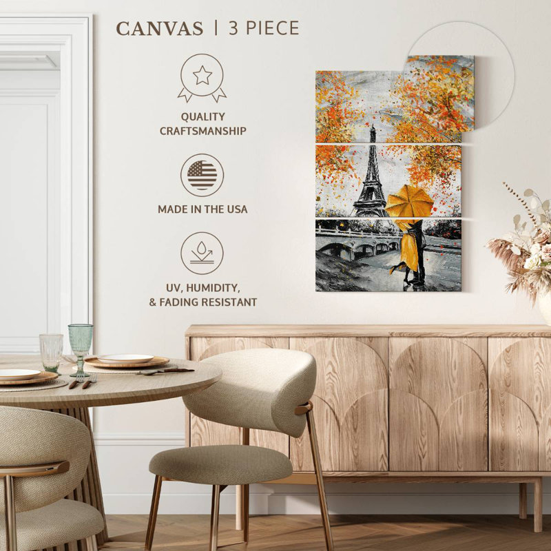 Hardie Paris en automne pop, H 74 po x l 48 po