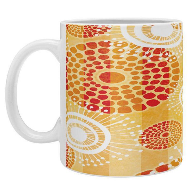 Grande tasse à café batik design