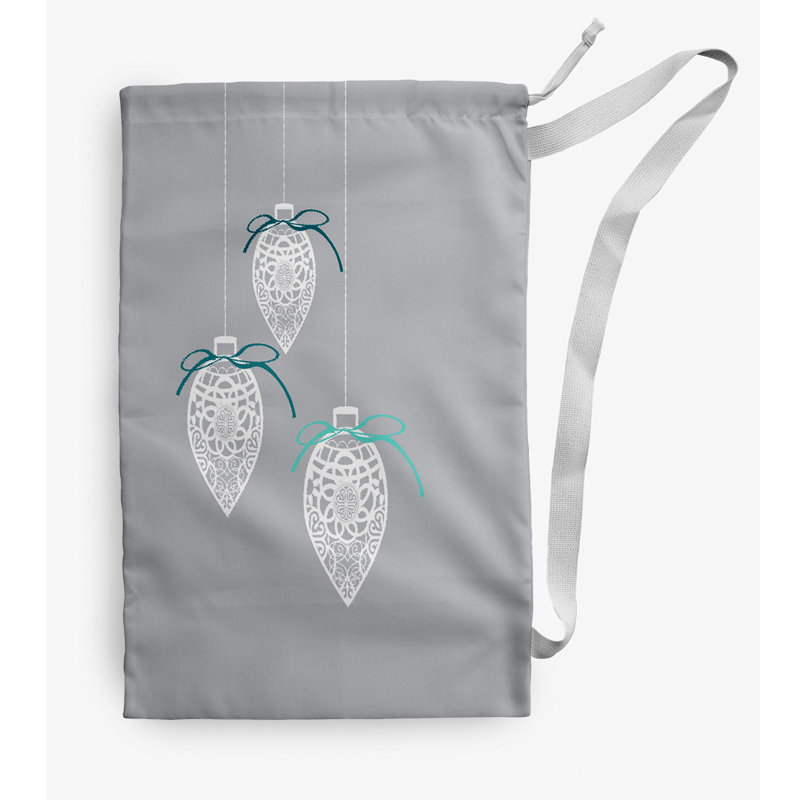 Fabric Laundry Bag with Handles, Medium (36" H x 28" W), Gray