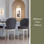 Tabouret de bar rotatif Westford avec lin gris anthracite