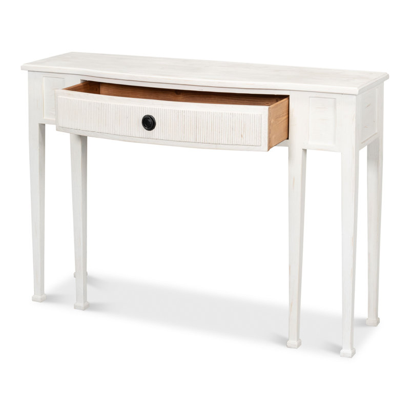 Console Madora, pavillon blanc, Blanc traditionnel