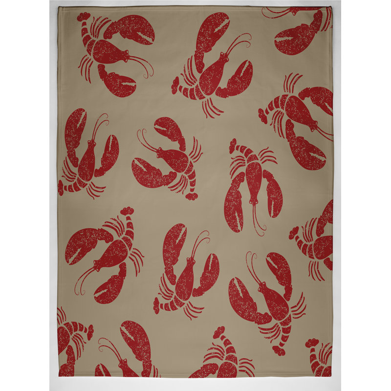 Foxfield Plain Weave / Muslin Throw Blanket, Brown/Dark Red