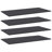 vidaXL Shelf Set of 4 Grey Engineered wood Medium Simple Shelf-96248156-96248132