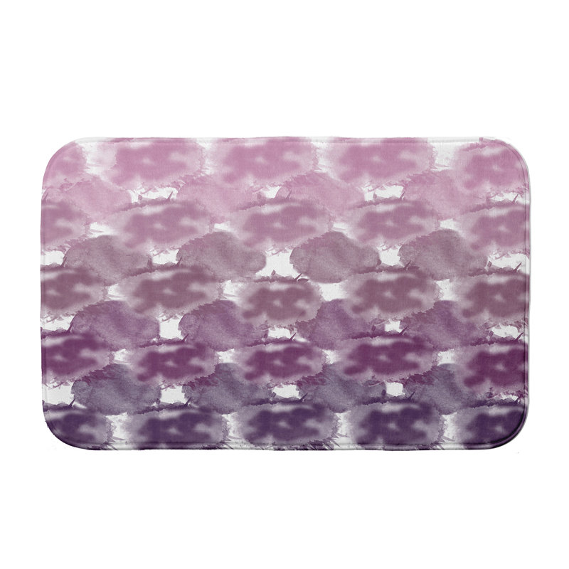 Tapis pour salle de bain Hephzibah, l 24 po x L 36 po, Mauve