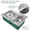 Évier de cuisine à double cuve avec filtre à panier L 33 po x l 22 po Diamond Micro-55843786